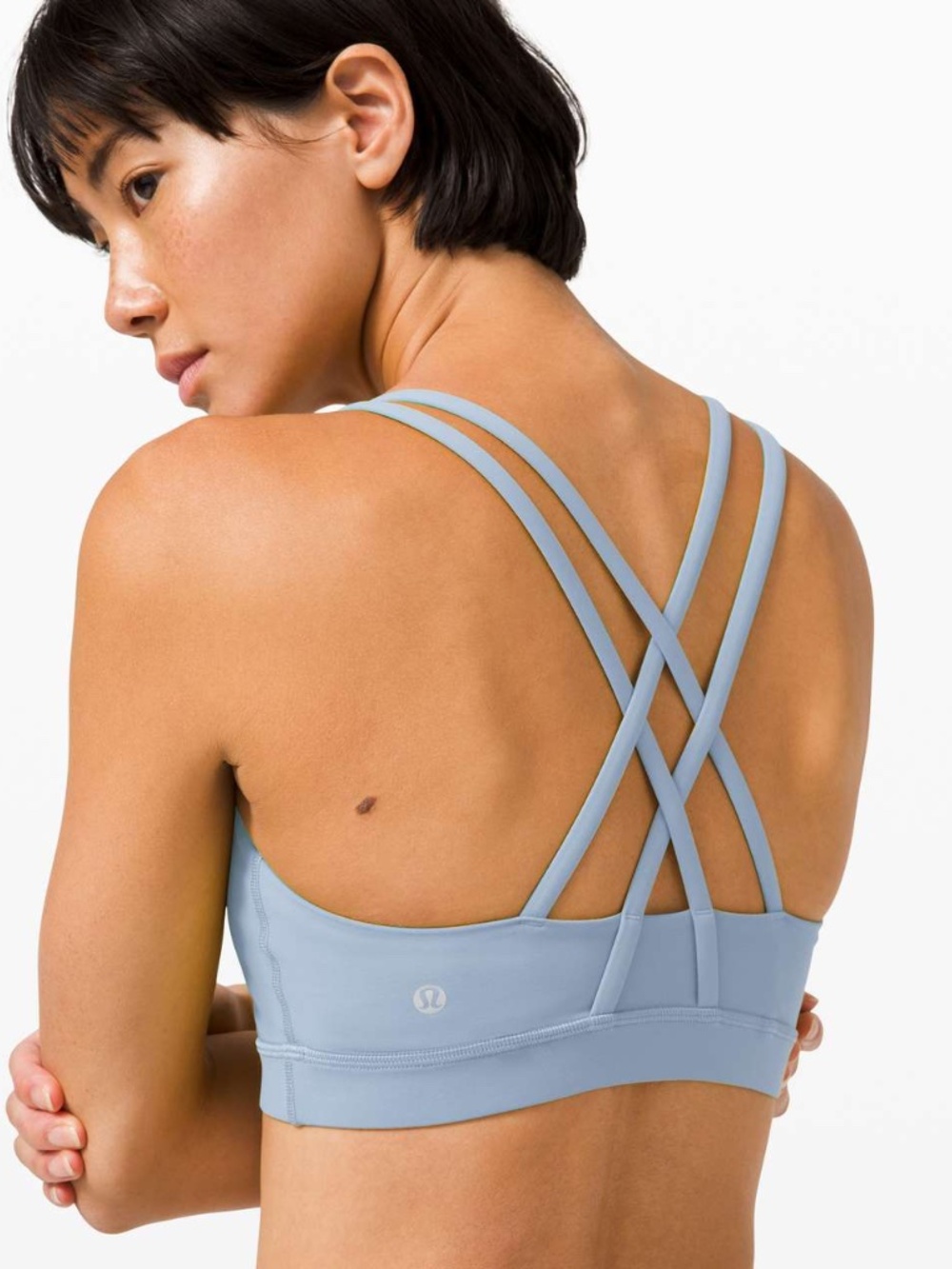 Lululmeon Energy Bra Blue Linen Size 4